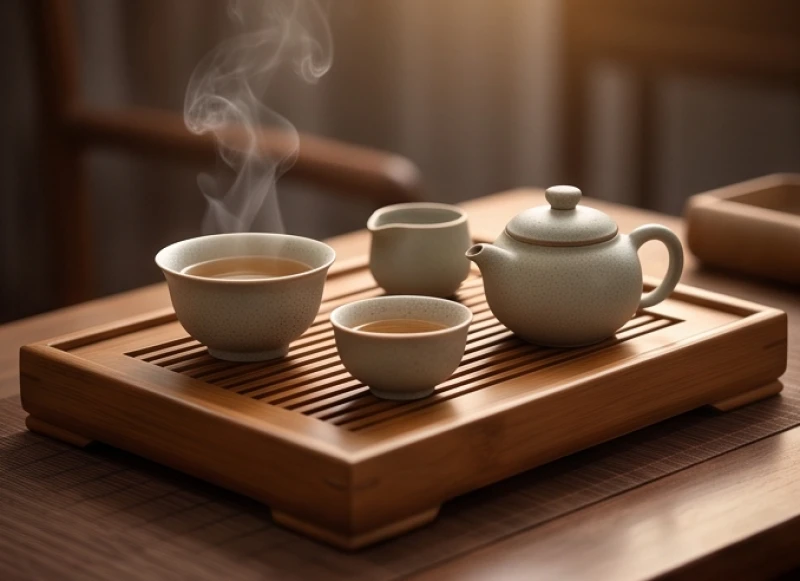 Trà đạo tĩnh tâm thể hiện nội tâm sâu sắc và sự điềm đạm trong giao tiếp của người sinh năm 2003