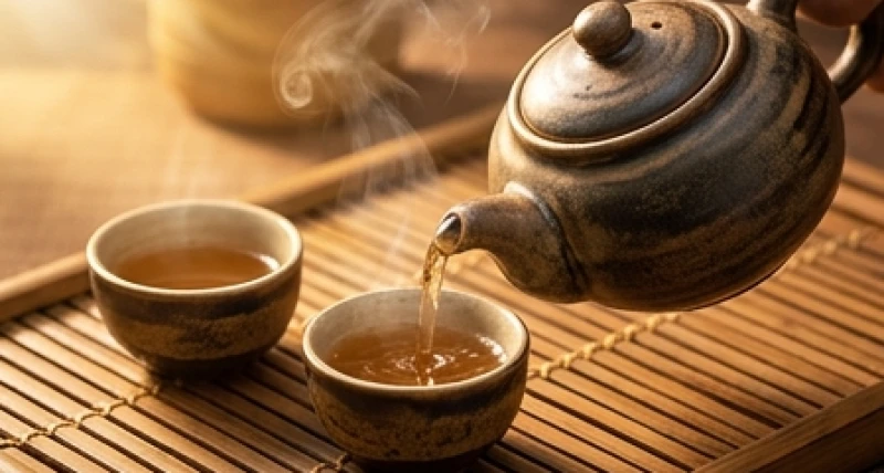 Trà cụ truyền thống thể hiện sự êm ấm và bình yên trong gia đạo của đương số