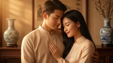 Cặp đôi hạnh phúc đại diện cho đường tình duyên tuổi Dậu viên mãn nhờ áp dụng phong thủy hòa hợp