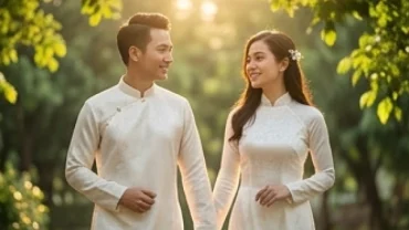 Cặp đôi hạnh phúc đại diện cho đường tình duyên tuổi Thân năm 2027 với nhiều cơ hội gắn kết và hôn nhân viên mãn