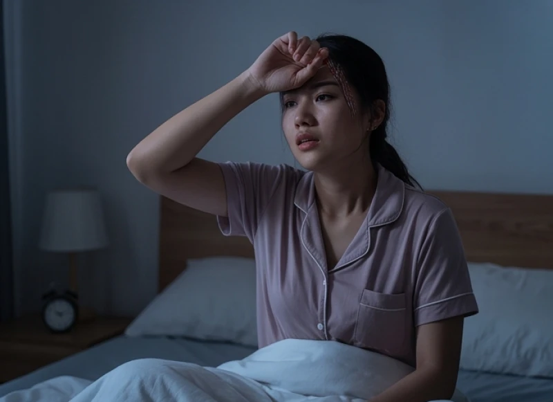 Gương mặt lấm tấm mồ hôi của người phụ nữ thở phào nhẹ nhõm khi nhận ra mọi rào cản chỉ là giấc mơ