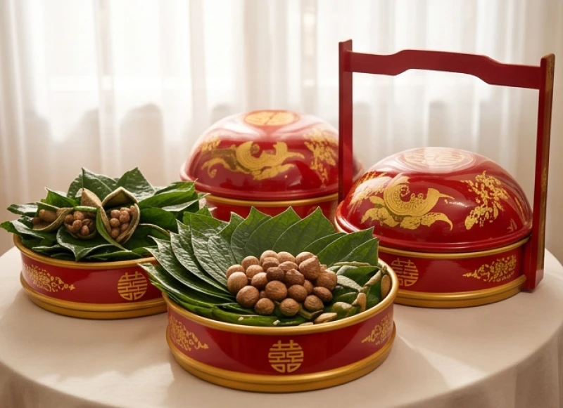 Tuổi Tỵ Nên Cưới Vào Năm Nào: Cách Chọn Năm Và Tháng Đại Lợi 5 Mâm quả cưới truyền thống màu đỏ tượng trưng cho hạnh phúc không vướng bận hạn Kim Lâu