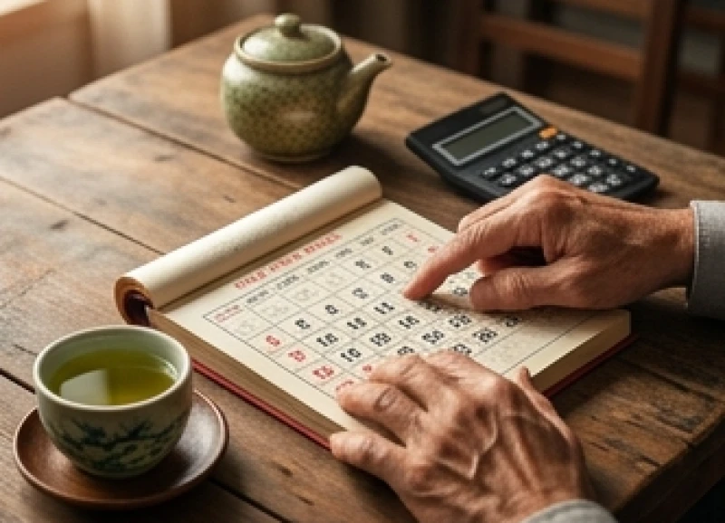 Tuổi Ngọ động thổ ngày nào tốt: Lịch từng can và thủ tục cúng lễ 3 Thầy phong thủy đang bấm đốt ngón tay và đối chiếu ngũ hành nạp âm để loại trừ ngày xấu