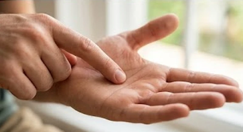 Phương pháp gióng trục dọc từ các kẽ ngón tay cắt ngang đường sinh đạo để xác định mốc thời gian