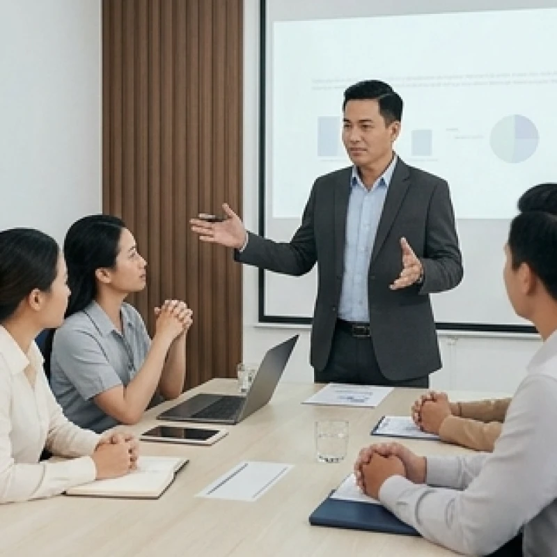 Nhân sự tuổi Tuất thể hiện sự tận tụy và khả năng dẫn dắt đội ngũ trong văn phòng