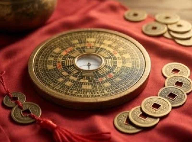 Tử vi tuổi Thìn năm 2026: Bảng tra cứu sao hạn chi tiết 1 La bàn phong thủy và đồng xu cổ thể hiện tổng quan vận trình tài lộc của tuổi Thìn