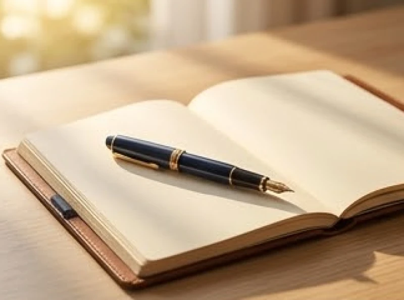 Giờ hoàng đạo hợp tuổi Ngọ: cách tra cứu chuẩn theo từng can chi 4 Sổ tay và bút máy đặt cạnh bảng tra cứu giờ hoàng đạo trên bàn làm việc