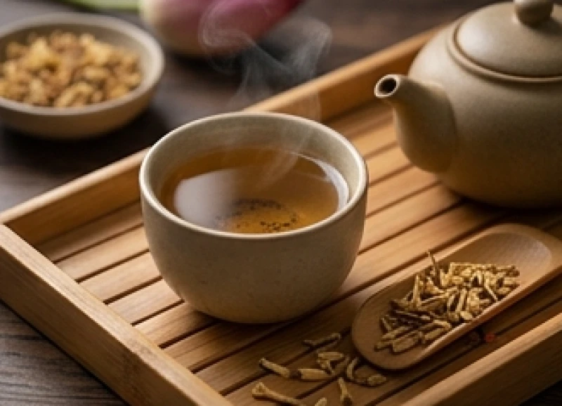 Tách trà thảo mộc ấm nóng giúp người cao tuổi thư giãn tinh thần hiệu quả