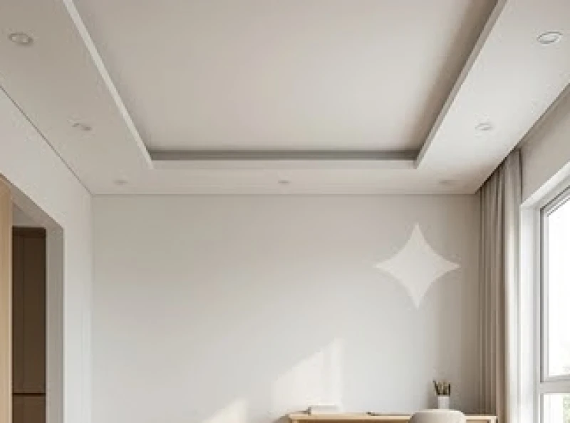 Vị trí bàn học được dịch chuyển ra khỏi bóng của xà ngang lộ thiên để tránh áp lực đè nén vô hình