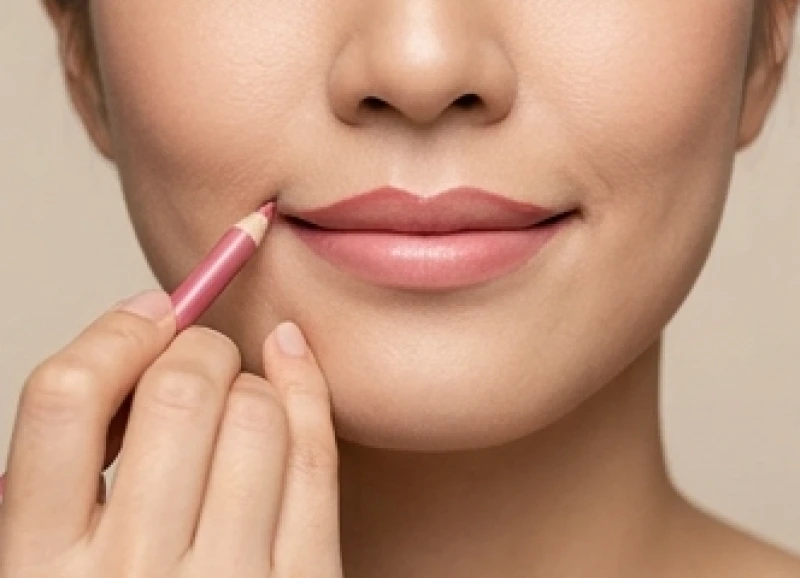 Tướng khóe miệng hướng xuống: Luận giải nam nữ và mẹo cải vận 8 Dùng chì kẻ viền môi và cọ che khuyết điểm để tạo nụ cười rạng rỡ ở hai bên khóe mép