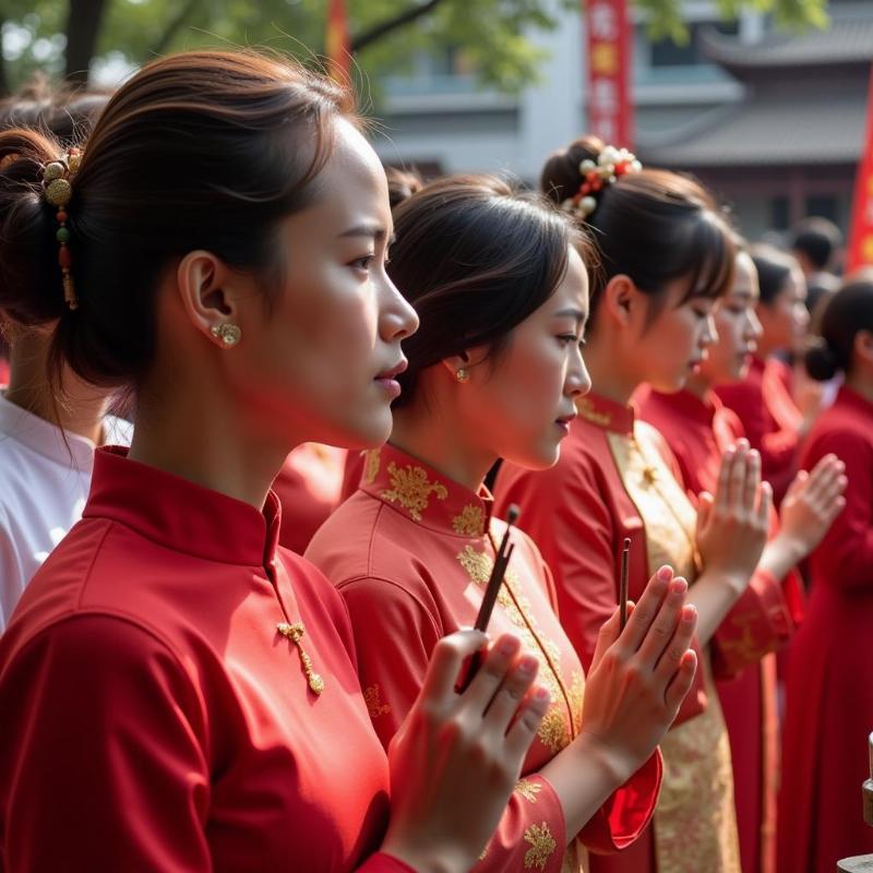 Trang Phục Kín Đáo Khi Khấn