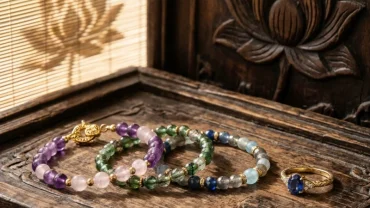 Bộ sưu tập trang sức phong thủy cho tuổi dậu với vòng tay đá tự nhiên cao cấp