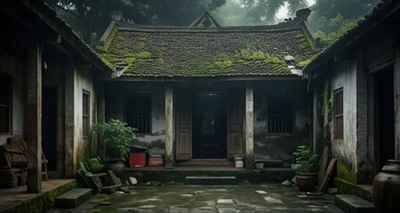 Mơ thấy nhà cũ của mình: Giải mã tâm lý & cách hóa giải xui xẻo 2 Không gian ngôi nhà cũ bừa bộn rêu phong phản ánh trạng thái tâm lý căng thẳng của người nằm mơ