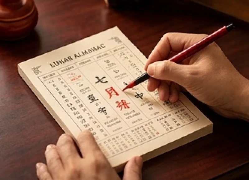 Gạch bỏ các ngày xung Thái Tuế và trùng tuổi Ngọ trên lịch vạn niên