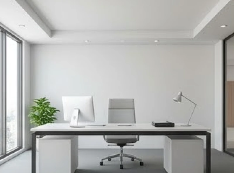 Hướng bàn làm việc hợp tuổi Tuất: Tra cứu 5 can và cách hóa giải 3 Không gian bàn làm việc thoáng đãng, tuyệt đối không bị dầm xà ngang đè lên đỉnh đầu