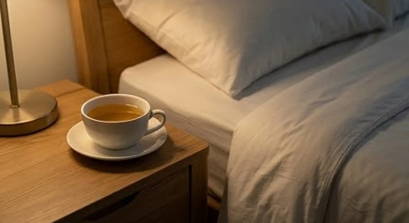 Mơ thấy cương thi: Giải mã ác mộng, cảnh báo sức khỏe & con số 7 Một cốc trà thảo mộc ấm đặt cạnh giường ngủ giúp thư giãn hệ tiêu hóa ban đêm