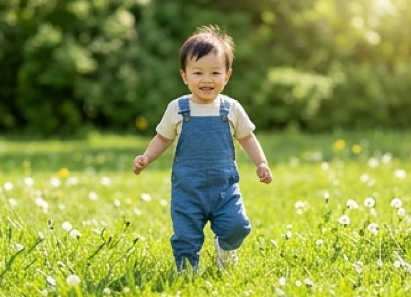 Tuổi Sửu sinh con tháng nào tốt: Đối chiếu ngũ hành từng tháng 5 Đứa trẻ vui vẻ chạy nhảy trên thảm cỏ xanh mướt trong một ngày mùa xuân ngập tràn ánh nắng