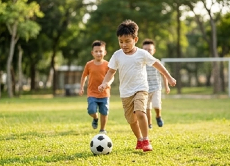Tử vi tuổi Kỷ Hợi 2019 năm 2026: Vận hạn và học hành cho bé 3 Bé trai hào hứng tham gia các hoạt động vui chơi thể thao ngoài trời cùng bạn bè
