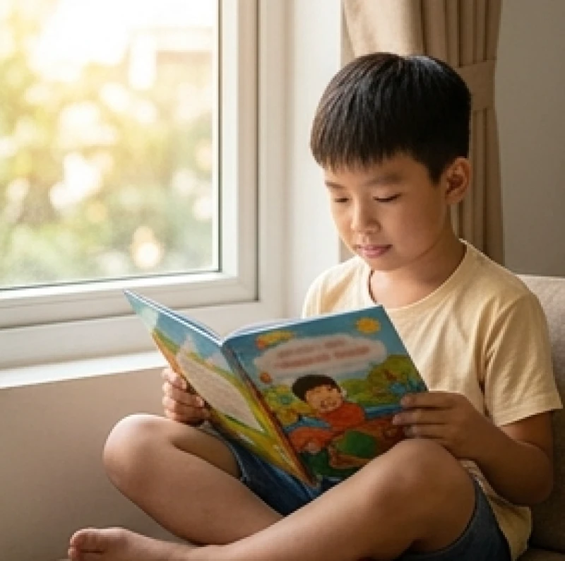 Tử vi tuổi Kỷ Hợi 2019 năm 2027: Chi tiết sao hạn cho bé 1 Bé trai tuổi Kỷ Hợi tập trung đọc sách bên cửa sổ ngập tràn ánh nắng ấm áp của buổi sáng sớm