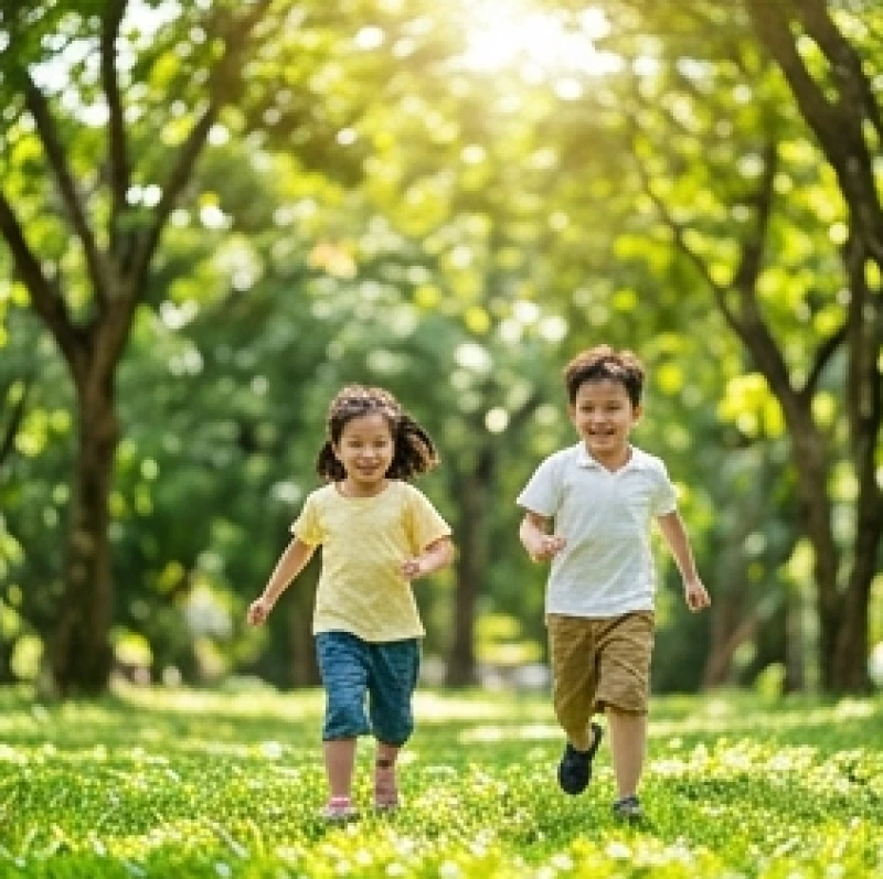 Tử vi tuổi Kỷ Hợi 2019 năm 2027: Chi tiết sao hạn cho bé 10 Hai em nhỏ thỏa sức chạy nhảy vui chơi trong một công viên ngập tràn ánh nắng rực rỡ và những tán cây xanh mướt