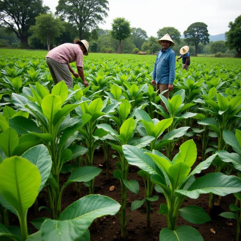 Trồng sắn