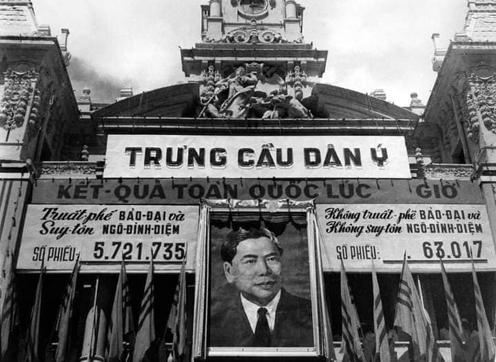 Cuộc trưng cầu dân ý năm 1955 được sắp đặt lộ liễu