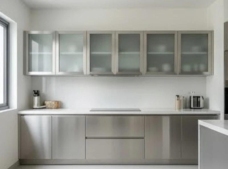 Hướng bếp hợp tuổi Dần: Bảng tra chi tiết Nam Nữ & cách hóa giải 10 Không gian bếp hiện đại tông xám trắng với tủ inox 304 kết hợp cánh kính