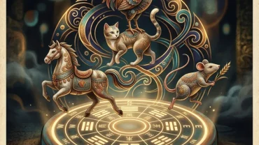 Sơ đồ phong thủy phân tích mối quan hệ tứ hành xung tuổi dậu và cách hóa giải mâu thuẫn bằng ngũ hành