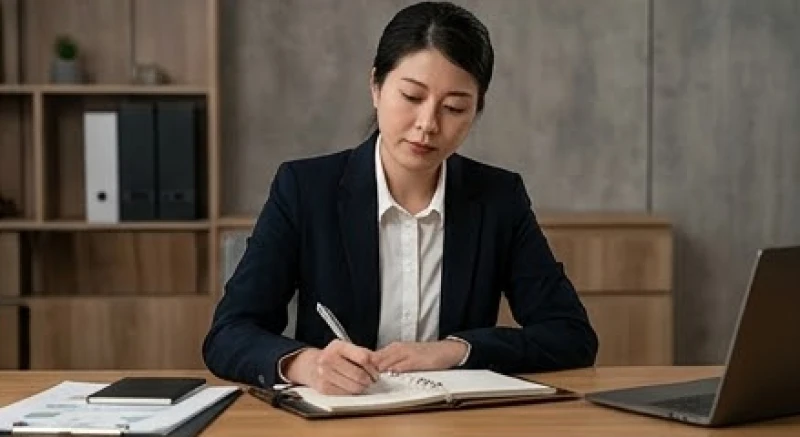Mơ thấy cương thi: Giải mã ác mộng, cảnh báo sức khỏe & con số 5 Người phụ nữ tự tin ghi chép và sắp xếp lại kế hoạch công việc trên bàn làm việc