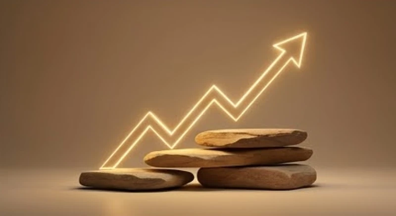 Tuổi Mậu Dần 1998: Mệnh lý, hợp tuổi và chọn ngày 2025 - 2026 5 Biểu đồ tăng trưởng trừu tượng với ánh sáng vàng rực rỡ thể hiện sự phát triển mạnh mẽ của sự nghiệp