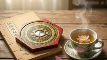 Luận giải tử vi trọn đời tuổi canh dần 1950 nữ mạng qua sách cổ và la bàn phong thủy trên bàn gỗ