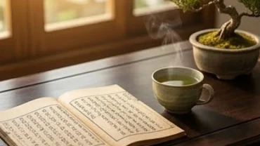 Lá số tử vi trọn đời tuổi quý sửu 1973 nam mạng cùng các vật phẩm phong thủy tĩnh tâm trên bàn trà