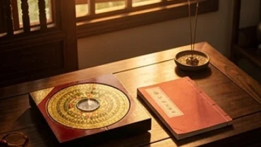 Trận đồ nến và la bàn phong thủy tượng trưng cho tử vi tuổi ất sửu 1985 năm 2027