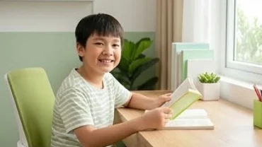 Góc học tập chuẩn phong thủy và lịch trình sinh hoạt theo tử vi tuổi bính thân 2016 năm 2026 giúp trẻ phát triển