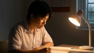 Học sinh tuổi Kỷ Sửu 2009 miệt mài ôn thi trước biến động tử vi tuổi Kỷ Sửu 2009 năm 2027