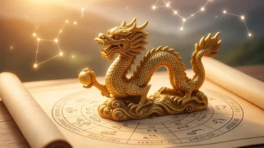 Bức tranh tổng quan tử vi tuổi thìn trọn đời với biểu tượng linh vật rồng tinh xảo