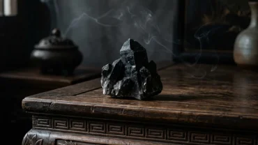 Biểu tượng thạch anh đen hóa giải xung thái tuế trong tử vi tuổi tý năm 2026