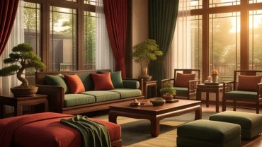 Không gian nội thất phong thủy ấm cúng mang lại vượng khí cho người sinh tuổi Ất Hợi 1995.
