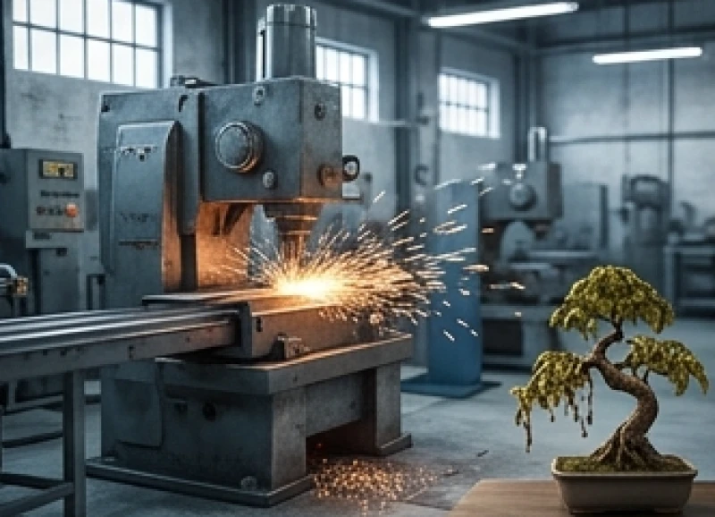 Xưởng cơ khí kim loại nặng với nhiều máy cắt là môi trường kỵ mệnh với người Canh Dần