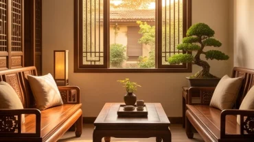 Không gian kiến trúc phong thủy phương Đông dành cho gia chủ tuổi Canh Tý 1960