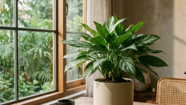 Chậu cây cảnh phong thủy xanh mát giúp giải đáp thắc mắc tuổi Dần hợp cây gì để thu hút tài lộc và cân bằng năng lượng