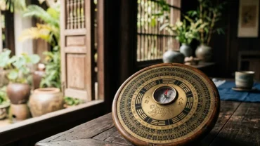 La bàn phong thủy bát trạch giúp xác định tuổi dần hợp hướng nào để thu hút tài lộc và gia đạo bình an