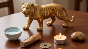 Tượng hổ phong thủy đại diện cho việc xác định tuổi dần mệnh gì thông qua ngũ hành