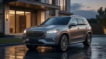Tuổi dần mua xe màu gì để kích hoạt tài lộc và bình an với mẫu xe SUV sang trọng đậu tại sảnh lớn