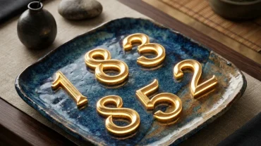 Hình minh họa nghệ thuật về các con số phong thủy giúp giải đáp tuổi dậu hợp số nào để thu hút tài vận