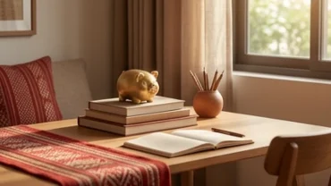 Góc học tập và làm việc được bố trí chuẩn phong thủy dành cho người mang tuổi Đinh Hợi 2007