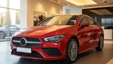 Chiếc xe ô tô màu đỏ nổi bật đại diện cho phong thủy người tuổi Hợi mua xe màu gì hợp mệnh ngũ hành