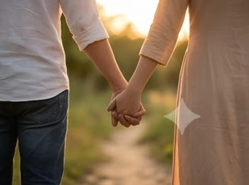 Tuổi Hợi hợp kết hôn với tuổi nào: Chọn bạn đời tránh phạm kỵ 11 Đôi bàn tay nắm chặt nhau cùng dạo bước trên con đường trải đầy những chiếc lá vàng mùa thu rực rỡ