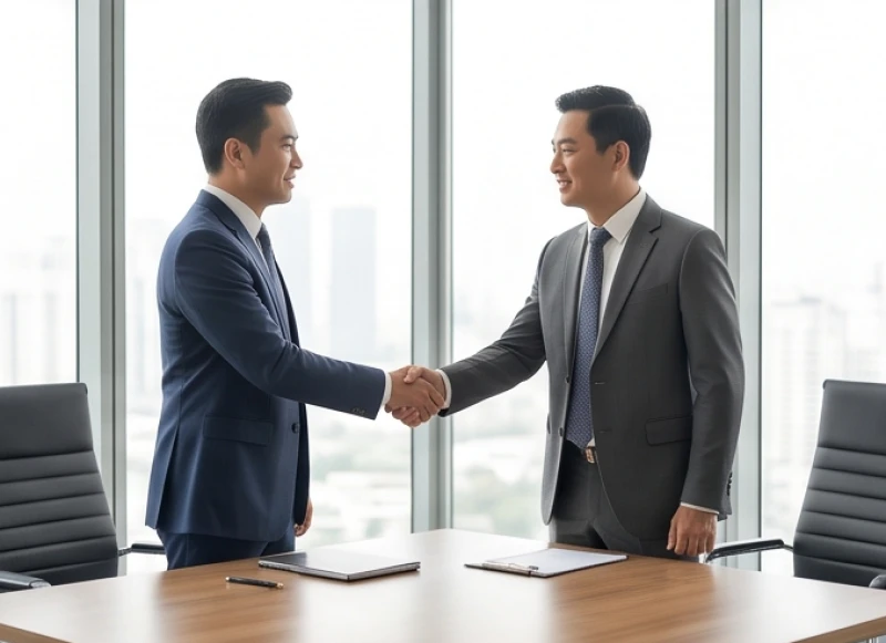 Tử vi trọn đời tuổi Nhâm Thân 1992 nam mạng: Mốc hạn và tuổi kỵ 5 Hai người đàn ông bắt tay hợp tác kinh doanh thành công tượng trưng cho sự tương sinh ngũ hành
