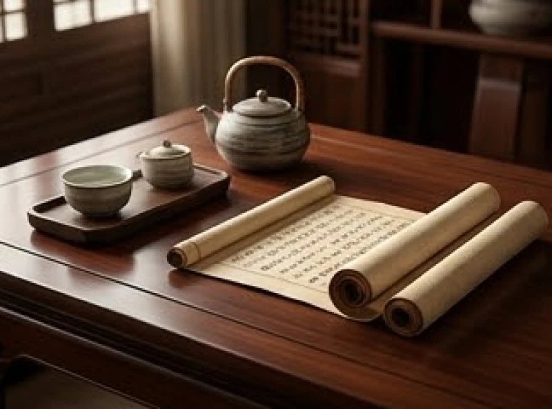 Tử vi trọn đời tuổi Kỷ Tỵ 1989 nam mạng: Mốc vận hạn và hóa giải 5 Bộ ấm trà bằng gốm sứ và bản hợp đồng kinh doanh đặt trên mặt bàn gỗ mang ý nghĩa hợp tác thuận lợi